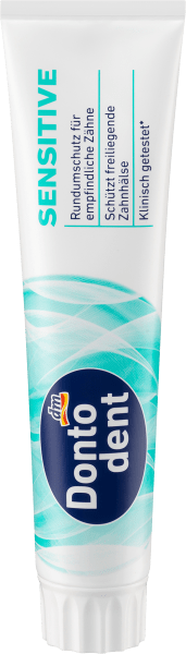 Actual product image dm Dontodent Sensitive toothpaste