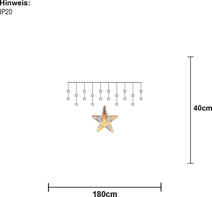 Actual product image Star Trading Starlight curtain (1.80 m)