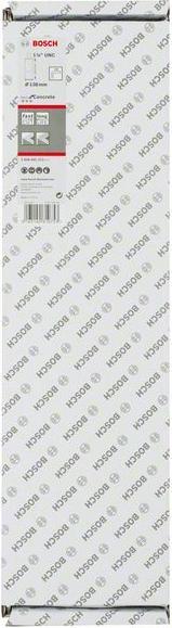 Actual product image Bosch Professional Zubehör Diamond wet core bit 1 1/4-inch UNC Best for Concrete, 138mm, 450mm, 11, 11.5mm (138 mm)