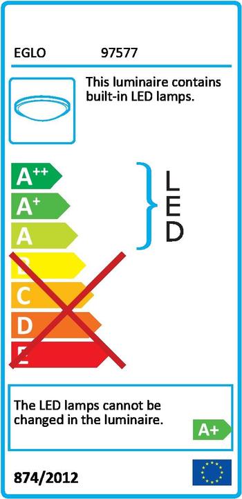 Energy Label EGLO Sileras (2500 lm)