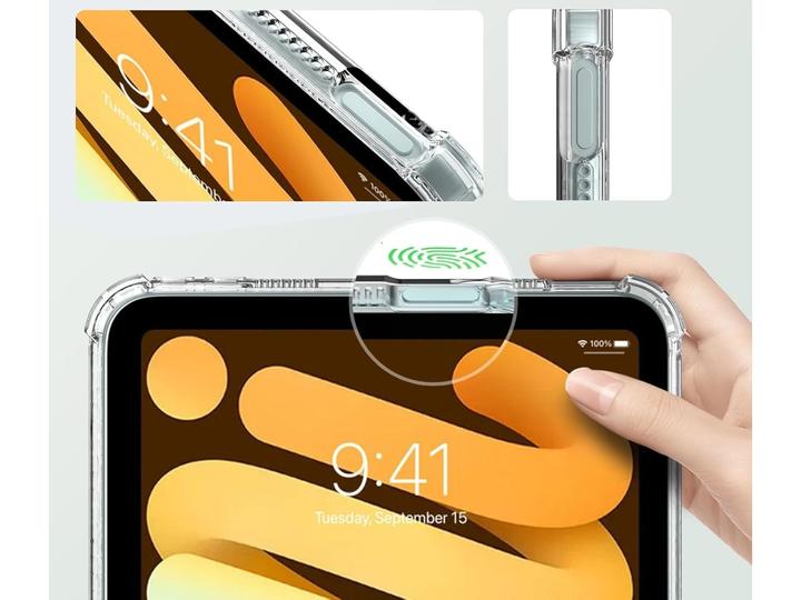 Actual product image Screenguard Crystal Soft Airbag Bumper (Apple iPad mini 2024)