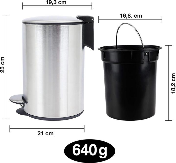 Produktbild Badiona Kosmetik-Abfalleimer (3 l)