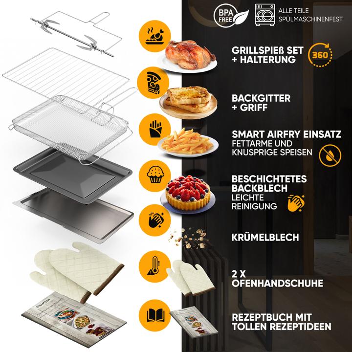 Actual product image Stillstern Mini oven with convection