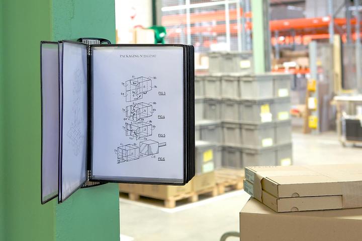Produktbild Tarifold Wandelement A4 10Tafel magn.