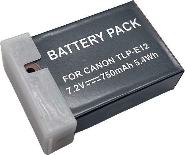 Image du produit Acconic Batterie avec entrée USB-C pour Canon M50 EOS-M50 LP-E12 (Batterie)