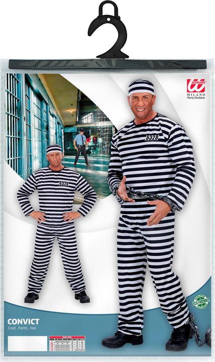 Actual product image Widmann Convict costume (M)