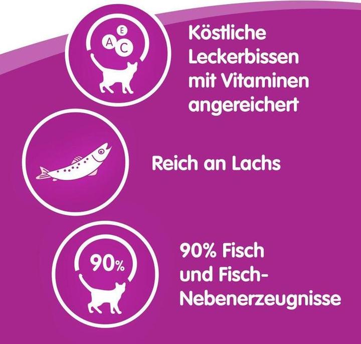 Immagine prodotto Whiskas Confezione di STICKS ricca di salmone (Adulto, 14 pz., 36 g)