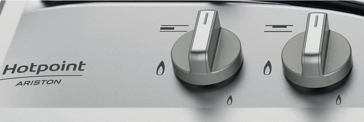 Immagine prodotto Hotpoint PCN 642 T/IX/HAR piano cottura Acciaio inossidabile Da incasso 60 cm Gas 4 Fornello(i)