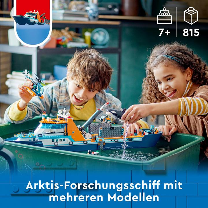 Image du produit LEGO Navire de recherche sur l'Arctique (60368, LEGO City)