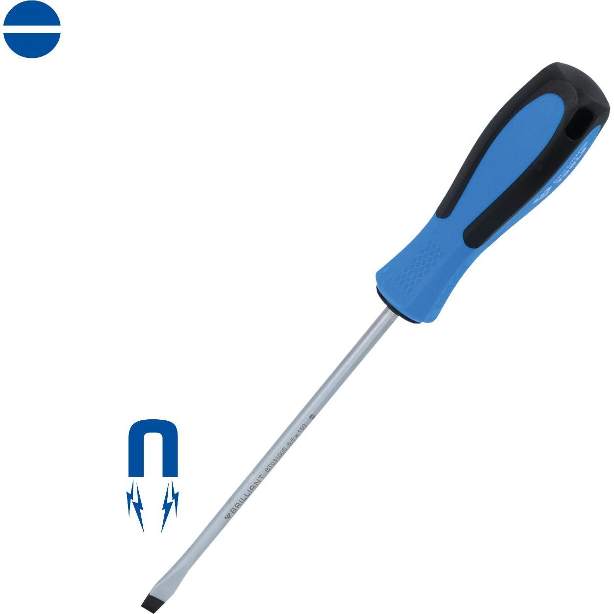 Thumbnail - Brilliant Tools, Schraubenzieher, BT031004 (Schlitz)
