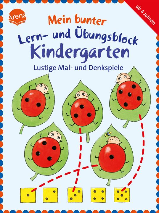 Produktbild Mein bunter Lern- und Übungsblock Kindergarten. Lustige Mal- und Denkspiele (Deutsch)