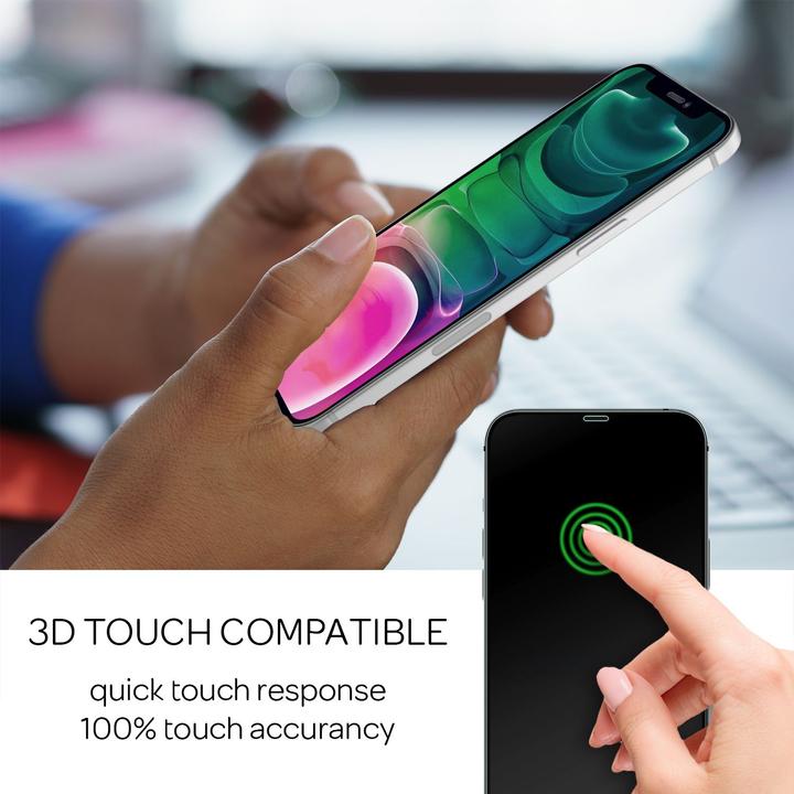 Actual product image Nalia 4x protective glass & 1x template (4 pcs., Apple iPhone 13, Apple iPhone 13 Pro)