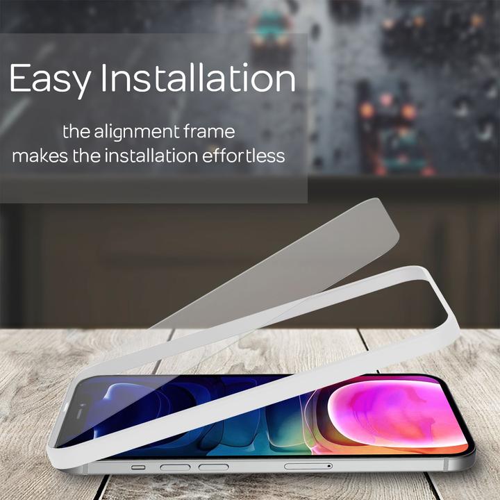 Actual product image Nalia 4x protective glass & 1x template (4 pcs., Apple iPhone 13 Pro Max)