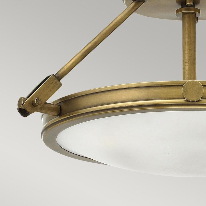 Actual product image Elstead Lighting Collier ceiling light E14 triple Heritage brass (E14)