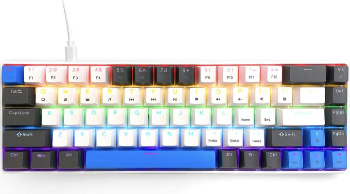 Actual product image Media-Tech Mechanische Tastatur 60% RED CORE MX60 MT1259 (US, Cable)