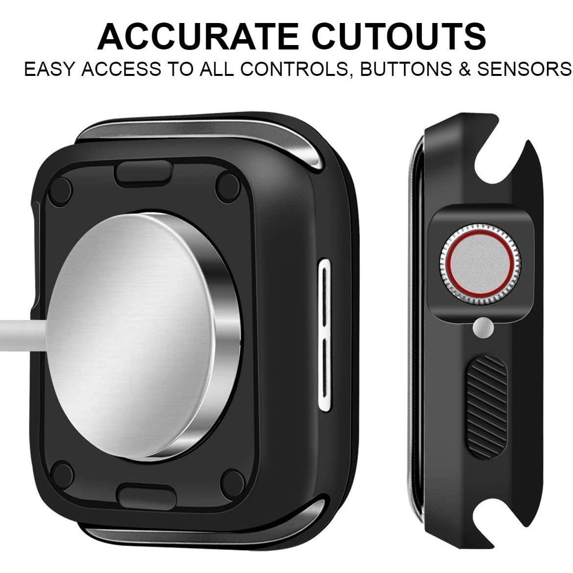 Strap-it Schutzhülle, Smartwatch Zubehör, Schwarz