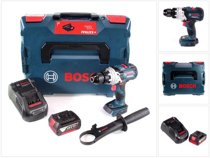 Immagine prodotto Bosch Professional Bosch GSB 18V-110 C Batteria Trapano a percussione professionale 18V 110Nm + 1x Batteria 5.0 Ah + (Batteria ricaricabile)