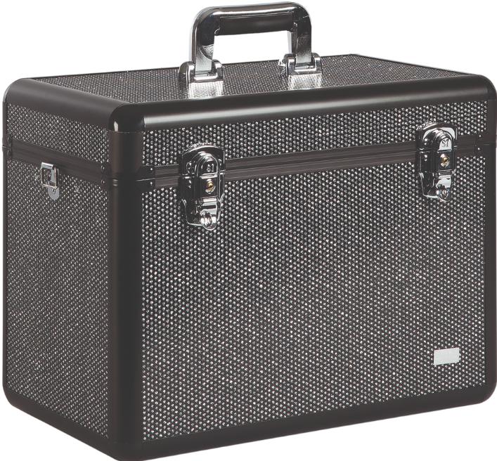 Actual product image Sinelco Back Stage Strass Beauty Case 42.3X25.2X32Cm