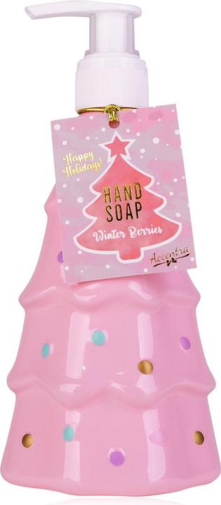 Immagine prodotto Accentra Dispenser per sapone liquido XMAS TREE con design ad albero di Natale, fragranza: Bacche d'Inverno (Dispositivo, 300 ml)