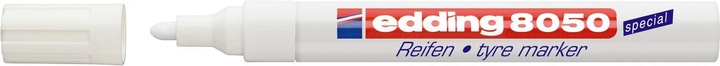 Edding Reifenmarker 8050 (Weiss, Blau, Rot, 4 mm, 1 x)