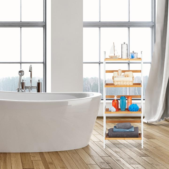 Actual product image Relaxdays Bathroom Shelving Unit (45 x 31.5 x 110 cm)