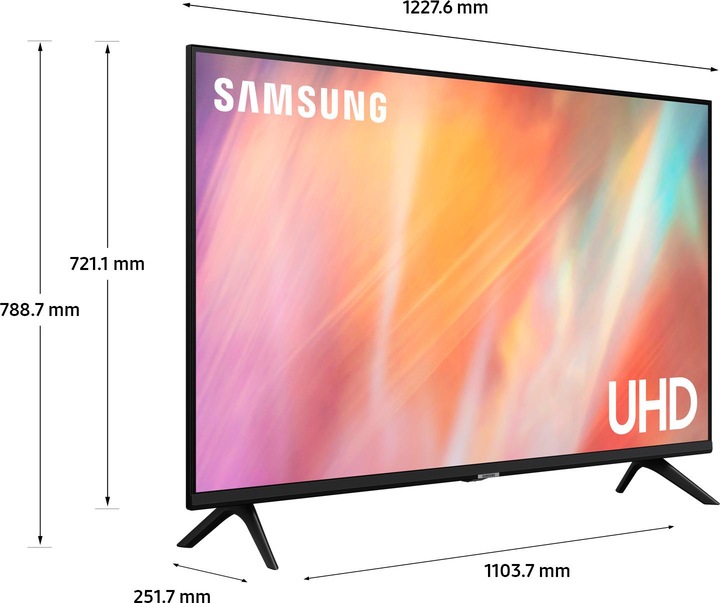 Produktbild Samsung UE55AU7090U (55", AU7090, LED, 4K, 2022)