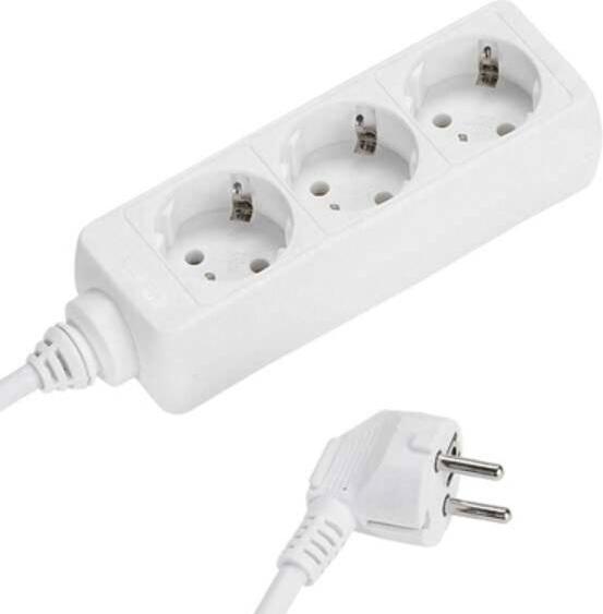 Actual product image Vivanco 3-fach Steckdosenleiste, 1,5mm²,1,40m (3x, CEE 7/3, 1.40 m)
