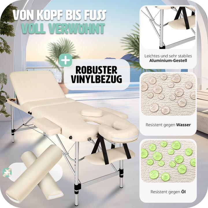 Actual product image tectake 3 Zonen Massageliege
