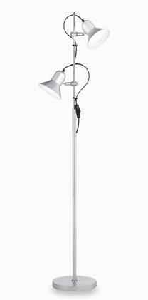 Image du produit Ideal lux POLLY Lampadaire E27 double ⌀220mm argent 061115 (E27)