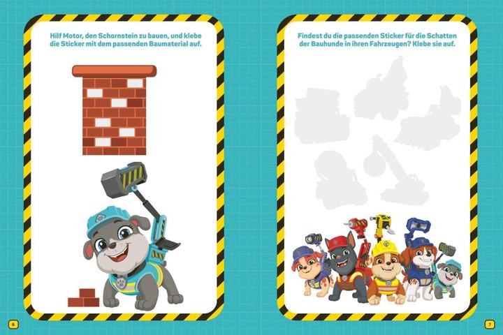 Produktbild Rubble & Crew: Stickerspass mit den Baupfoten