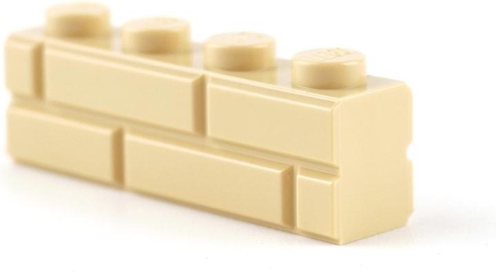 Produktbild LEGO 1x4 Mauersteine Beige - 100 Stück (15533, LEGO Zubehör)