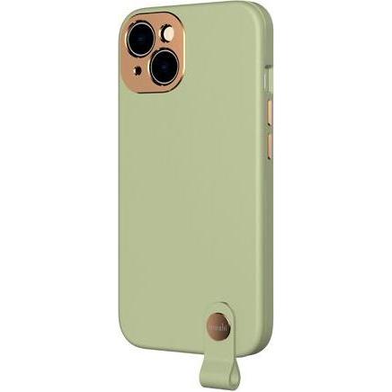 Moshi Schutzhülle für iPhone 14 Altra Strap MagSafe (Apple iPhone 14), Smartphone Hülle, Grün
