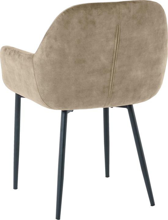 Beine schwarz, Bezug beige