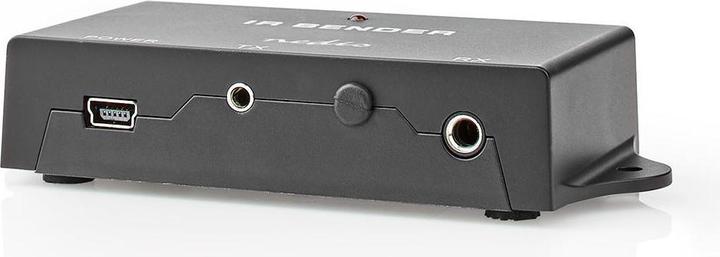 Actual product image Nedis IR Remote Control Extender Signal Range: 7.0 m 3 Devices ABS Black (Device-specific remote control, Infrared)