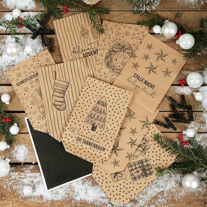 Immagine prodotto Papierdrachen Adventskalender zum Befüllen