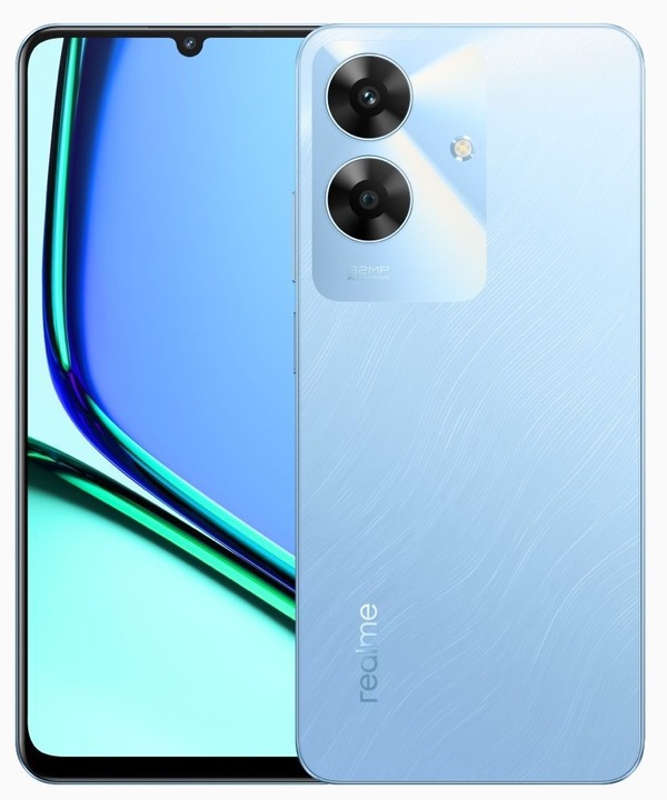 Productafbeelding realme Note 60 (128 GB, Blauwe reis, 6.74", Dubbele SIM, 32 Mpx, 4G)