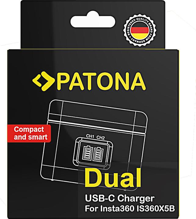 Immagine prodotto Patona Dual Charger Box Insta360 X5