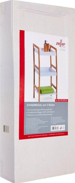 Produktbild Zeller Present Standregal (14 x 38 x 86 cm)