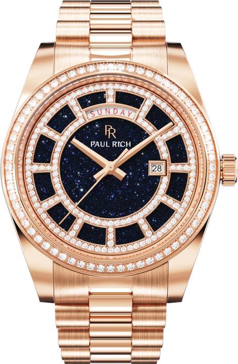 Blue, Pink gold