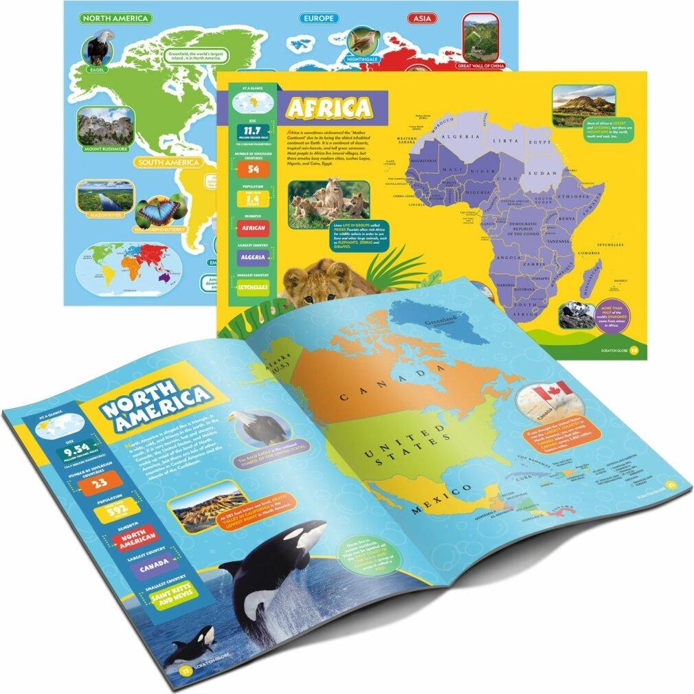 Thumbnail - Cubicfun Puzzle 3D National Geographic Globus (21 Teile)