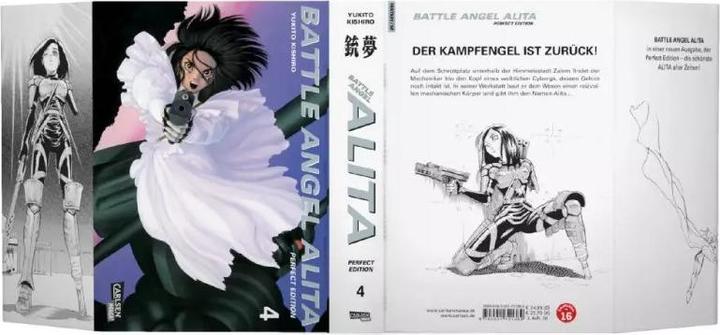 Produktbild Battle Angel Alita - Perfect Edition 4 (Deutsch, Yukito Kishiro, 2018)