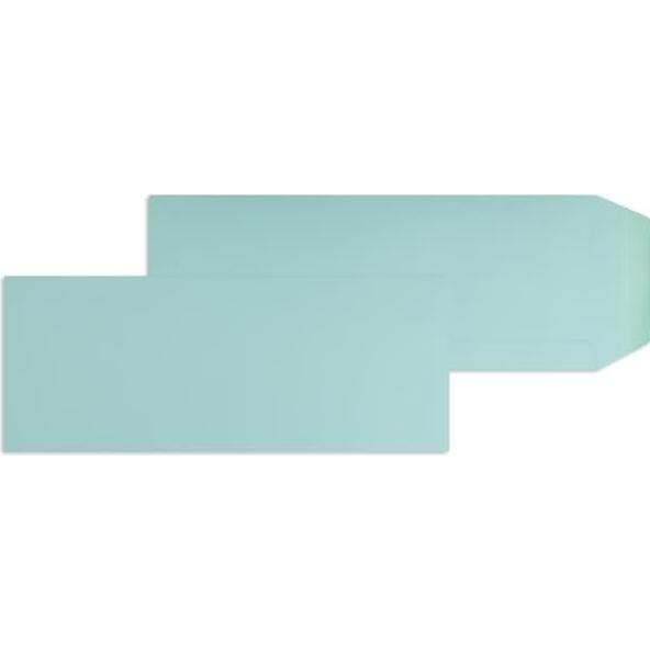 Blanke, Versandtasche + Luftpolstertasche, Versandtaschen 125x312mm 120g/qm gummiert VE=100 Stück lagune (100 x)