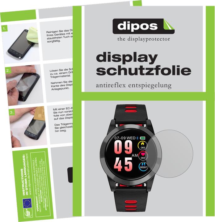 Actual product image Dipos Screen Protector Anti-Glare (R15 Smartwatch)