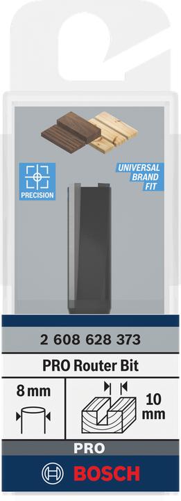 Produktbild Bosch Professional Zubehör Nutfräser, 8 mm, D1 10 mm, L 25,4 mm, G 56 mm