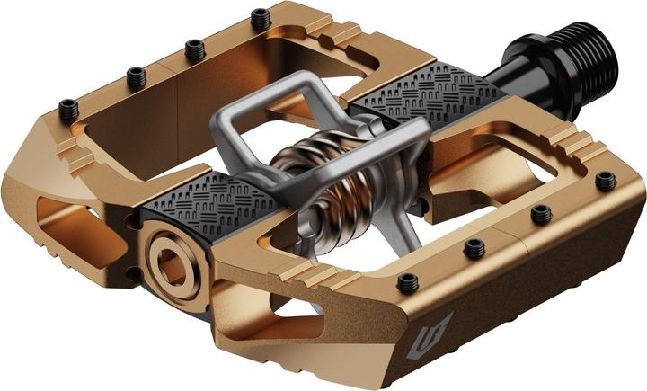 Actual product image Crankbrothers Mallet DH Klick-Pedal, Loic Bruni Signature Edition, bronze/black