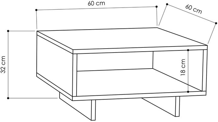 Image du produit Skye Decor Koen (60 x 32 x 60 cm)