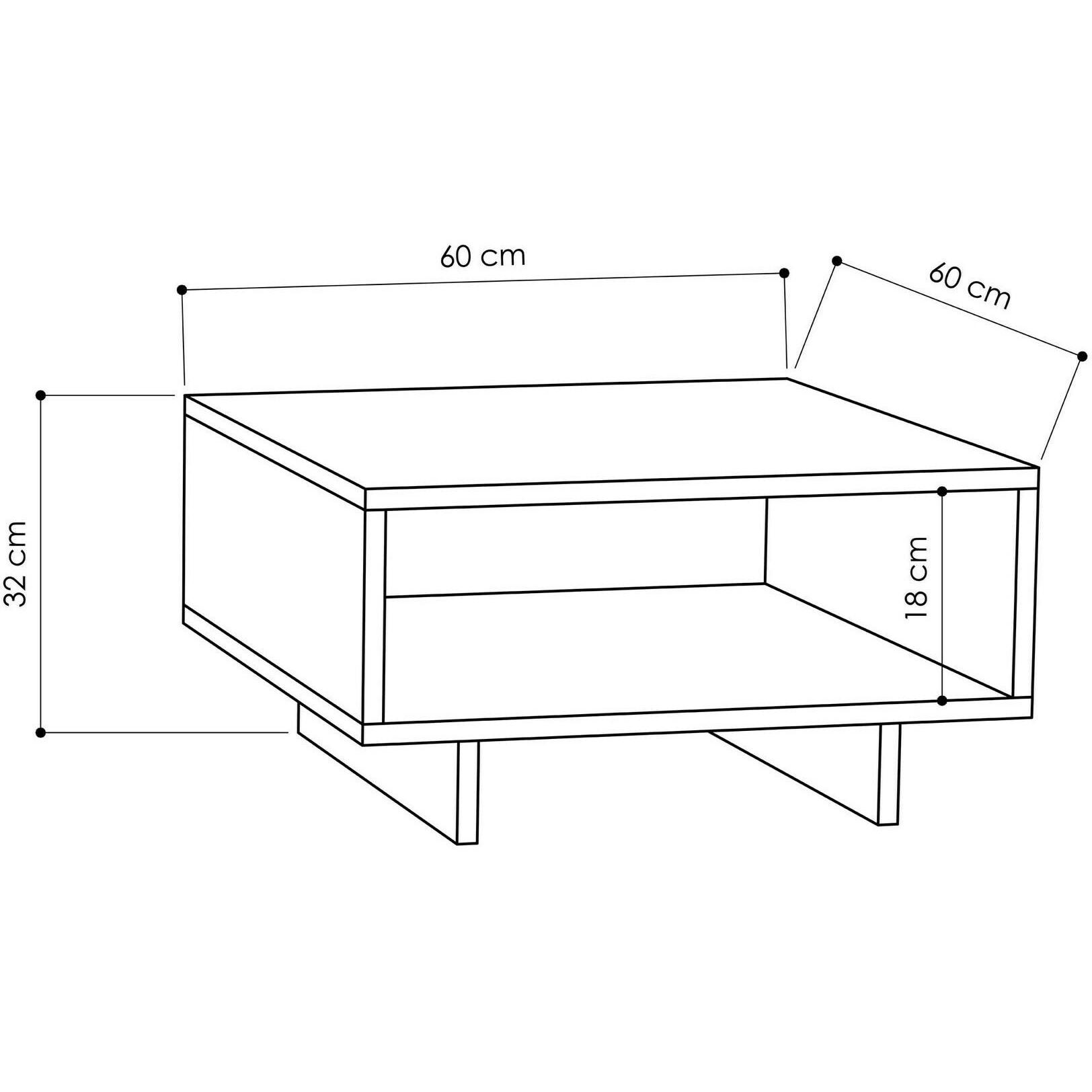 Thumbnail - Skye Decor, Couchtisch + Beistelltisch, Koen (90 x 32 x 60 cm)