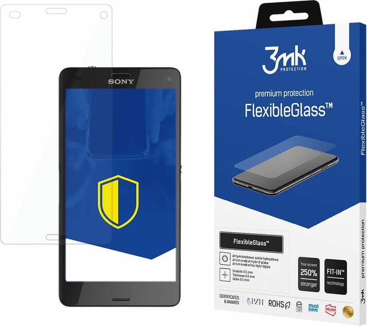 Image du produit 3MK FlexibleGlass Sony Z3 Compact Szkło Hybrydowe (1 pièce(s), Sony Xperia Z3 Compact)