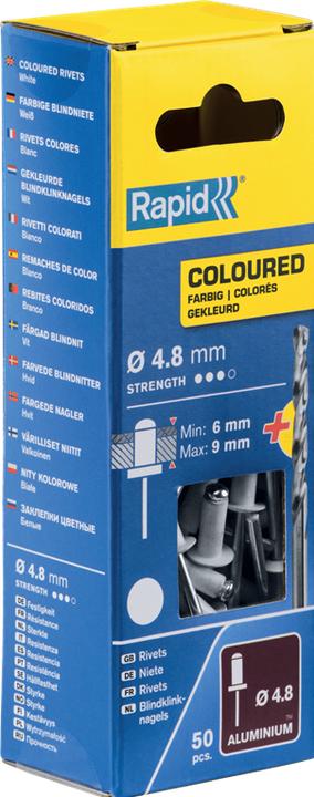 Immagine prodotto Rapid Rivetti ciechi bianchi Ø 4,8 x 12 mm