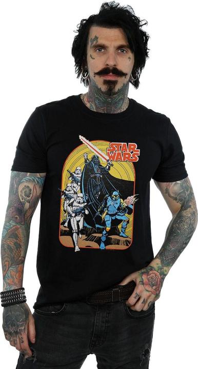 Produktbild Star Wars Vintage Comic Scene TShirt (XL)